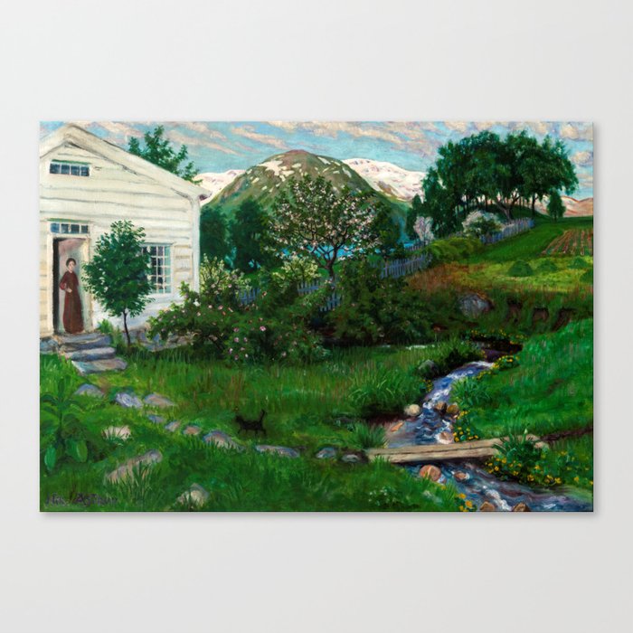 Early Summer in Jolster by Nikolai Astrup Canvas Print