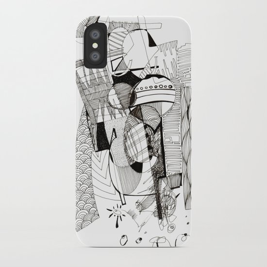 I feel too much iPhone Case