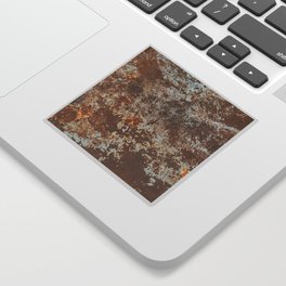 Old Weathered Rusty Metal Texture Sticker