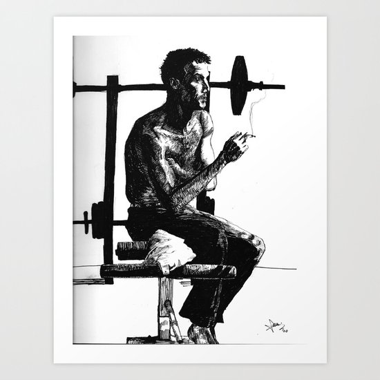 In between sets Art Print