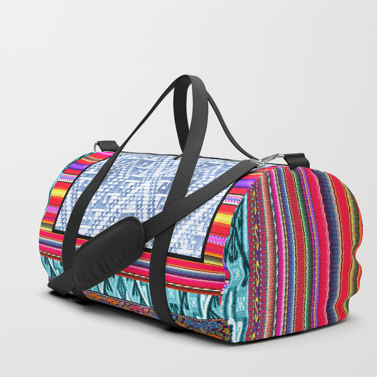 Peruvian Fabric Duffle Bag By Colleendavis72