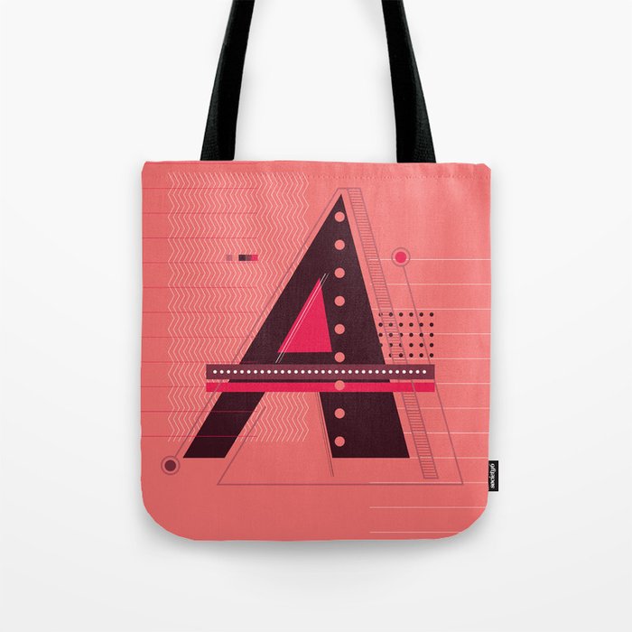 Letter A  Tote Bag