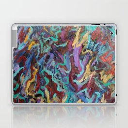 Abstract Color Blues Music Sounds Laptop Skin