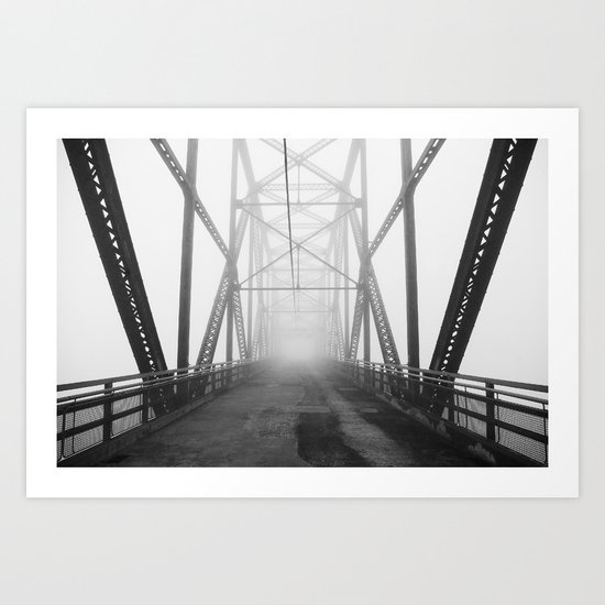 morning fog Art Print