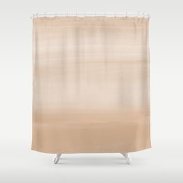 Touching Warm Beige Watercolor Abstract #2 #painting #decor #art #society6 Shower Curtain