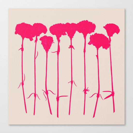 carnations 2 Canvas Print