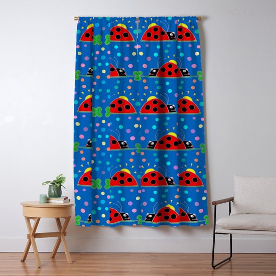 Ladybug With Lucky Clover Blackout Curtain By Jhill2019 Society6