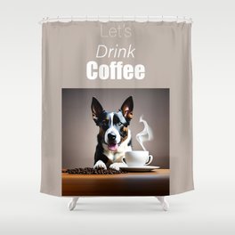 Coffee Mug Shower Curtain