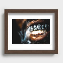 Grill & Smoke Recessed Framed Print