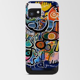 Back to the Basics Graffiti Street Art by Emmanuel Signorino iPhone Card Case