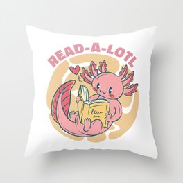 World Book Day | Library Day | Good Day to Read a Book Lover Throw Pillow
