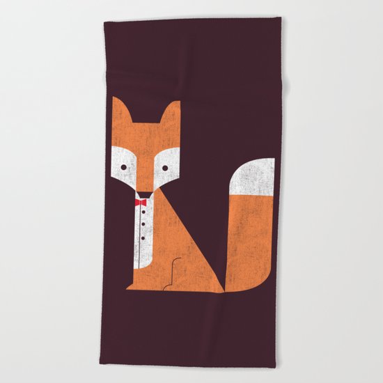 Le Sly Fox Beach Towel