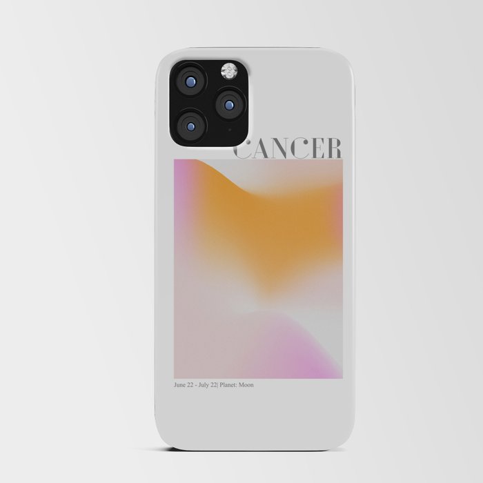 Cancer Abstract Aura iPhone Card Case