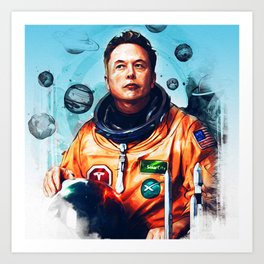 Spacex Art Prints | Society6