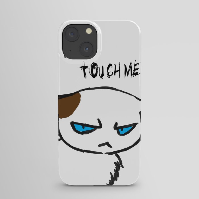 Don't touch me! iPhone Case