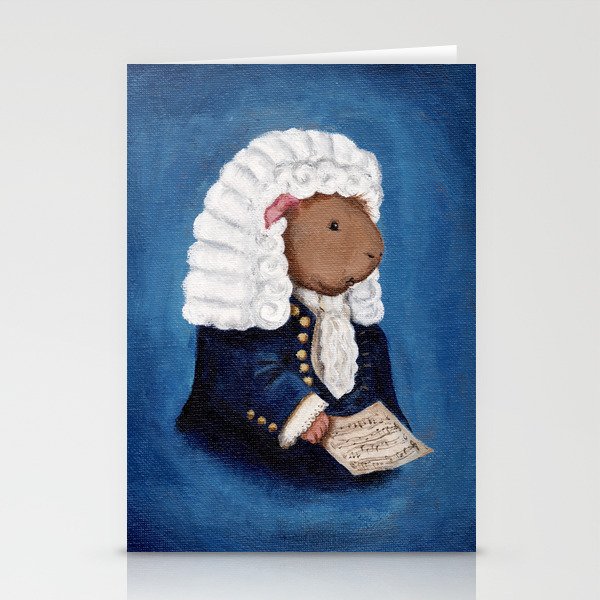 Johann Sebastian Bach the Guinea Pig Stationery Cards