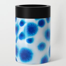 Fuzzy Blue Dots Can Cooler