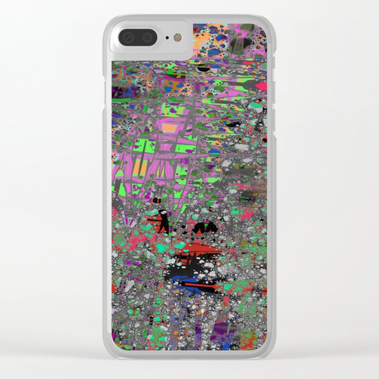 comic crash bang booom Clear iPhone Case