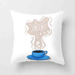 Caffeine Compound Throw Pillow