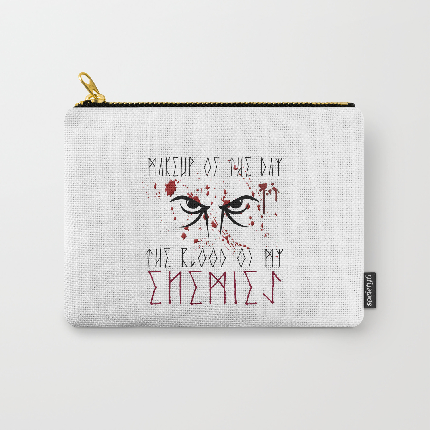 Makeup Of The Day The Blood Of My Enemies Viking Design Carry