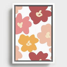  Sunny Summer Matisse Retro Flowers Framed Canvas
