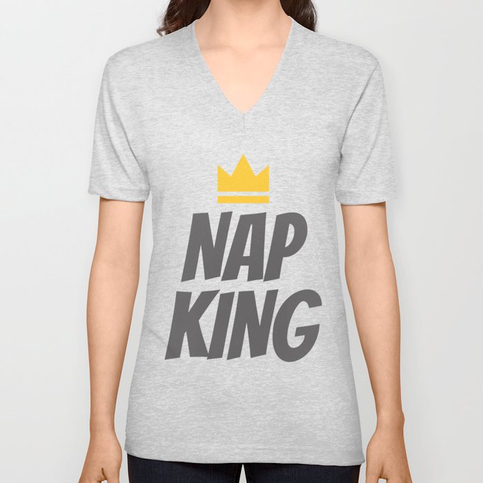 NAP KING V Neck T Shirt