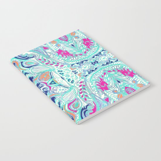 Bright Damask Jungle Notebook