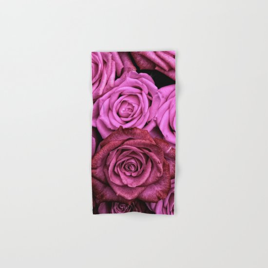 Pink Roses Hand & Bath Towel