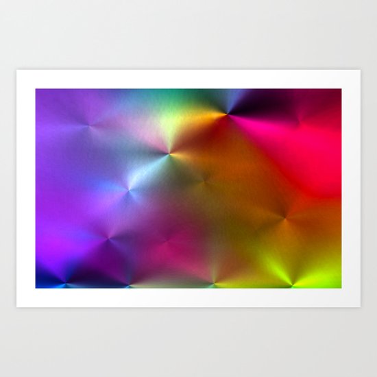 Prismatic Tones Art Print