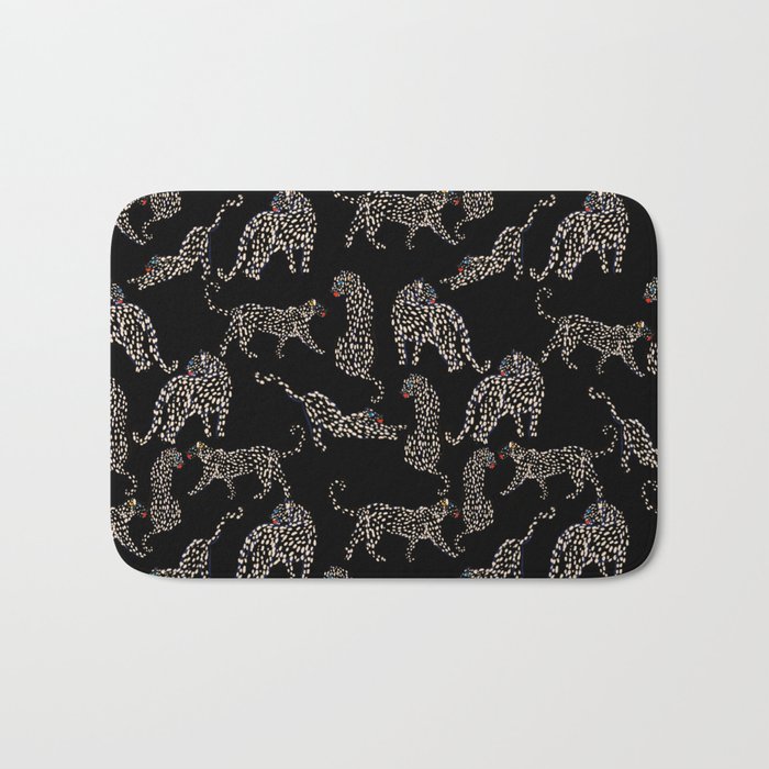 Boho modern black cheetah