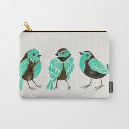 Turquoise Finches Carry-All Pouch