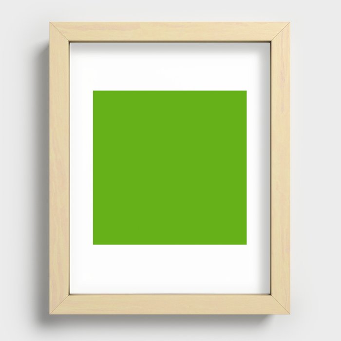 Monochrome green 85-170-0 Recessed Framed Print