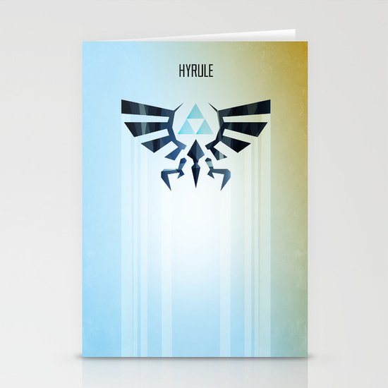 The Legend of Zelda - Hyrule Rising Poster Stationery Cards
