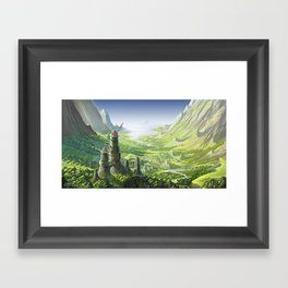 The Valley of the Wind, Nausicaa Framed Art Print