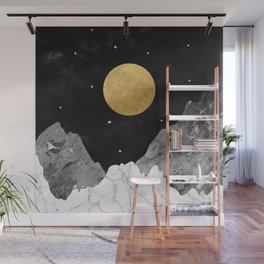 Moon and Stars Wall Mural