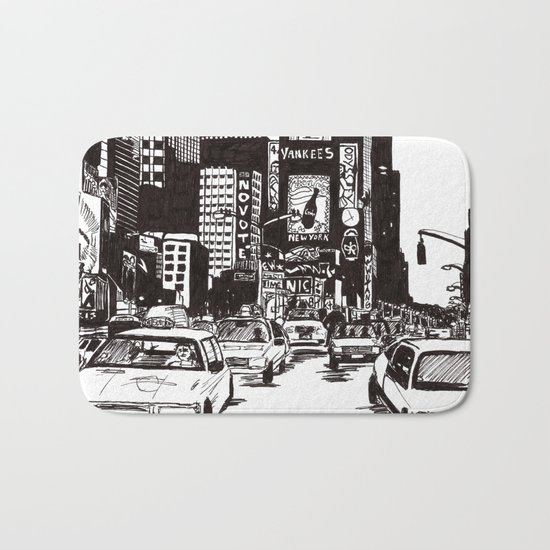 New York New York Bath Mat