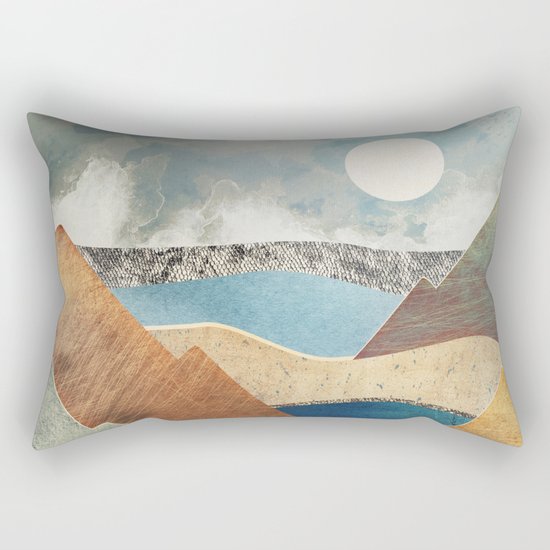 Mountain Pass Rectangular Pillow