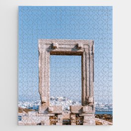 Ancient Ruin on the Greek Island of Naxos | Vibrant & Authentic Travel Photography Fine Art  Jigsaw Puzzle