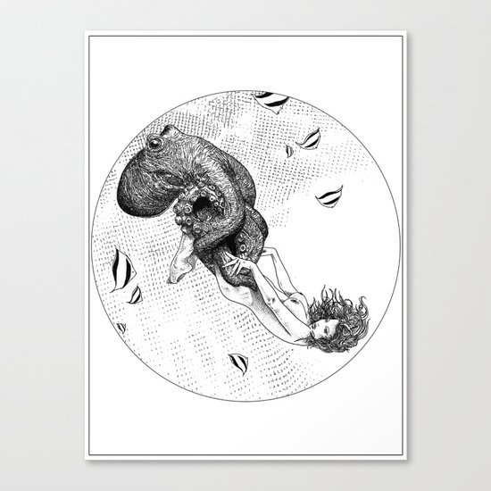 asc 438 - L'attachement pathologique (The stalking) Canvas Print