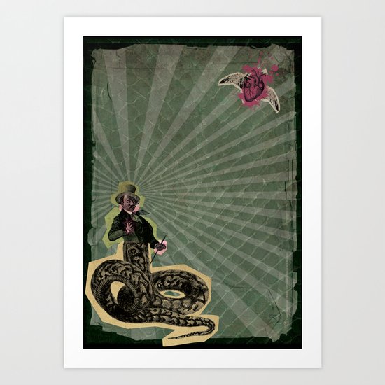 Snake's Dance Art Print