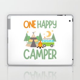 one happy camper first birthday Laptop Skin
