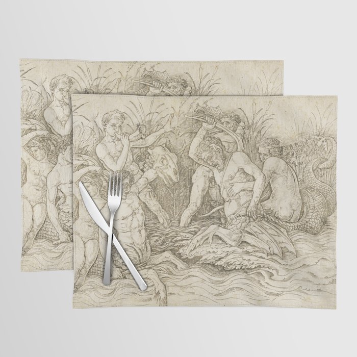 Satyrs vintage Placemat