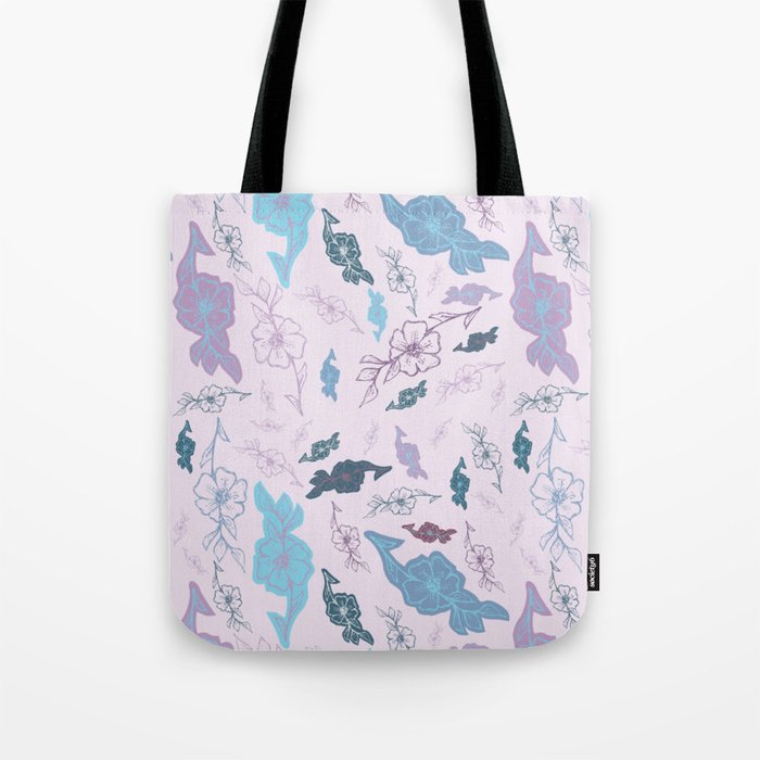 Flower Power - Purple Tote Bag