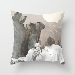 Made of contrasts II Throw Pillow