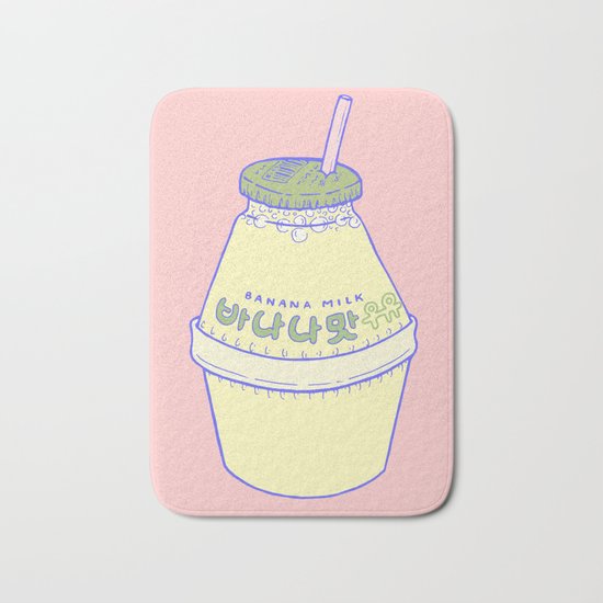 Banana Milk Bath Mat