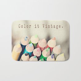 Color it Vintage Bath Mat