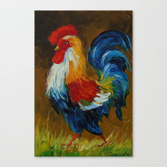 Rooster Canvas Print