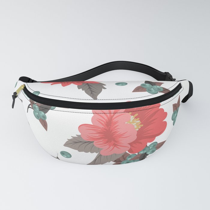 Flower with seamless pattern floral Fanny Pack