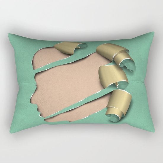 real woman Rectangular Pillow