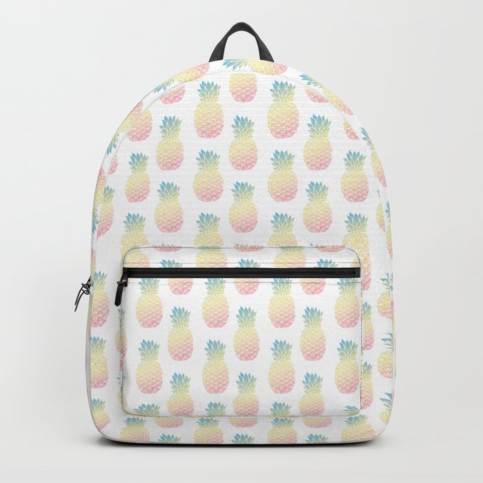 Pastel Pineapple Pattern Backpack